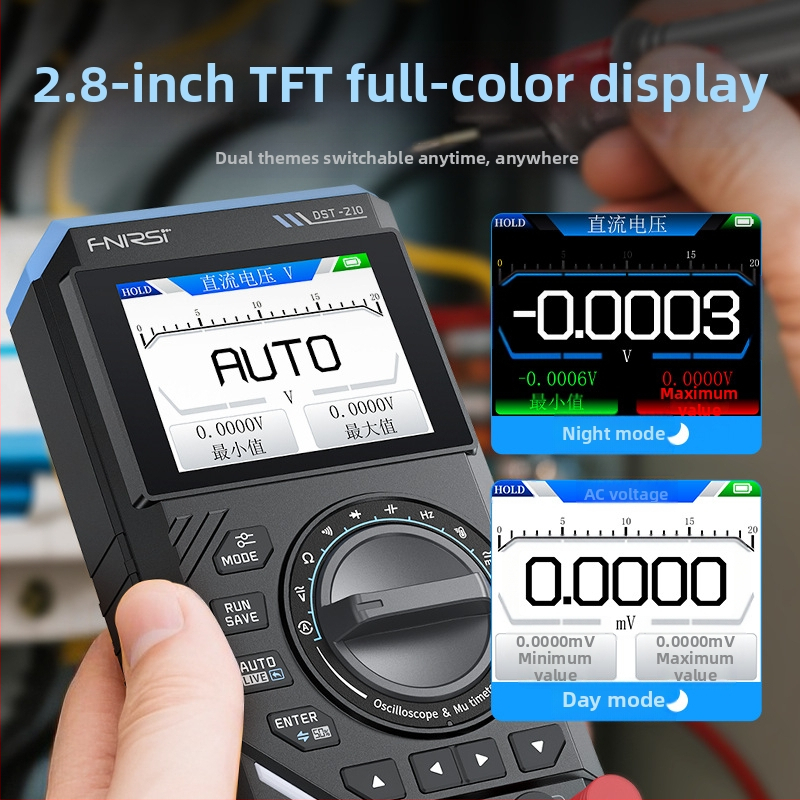 FNIRSI DST210/201 Ψηφιακός παλμογράφος, 1 κανάλι, εύρος ζώνης 10