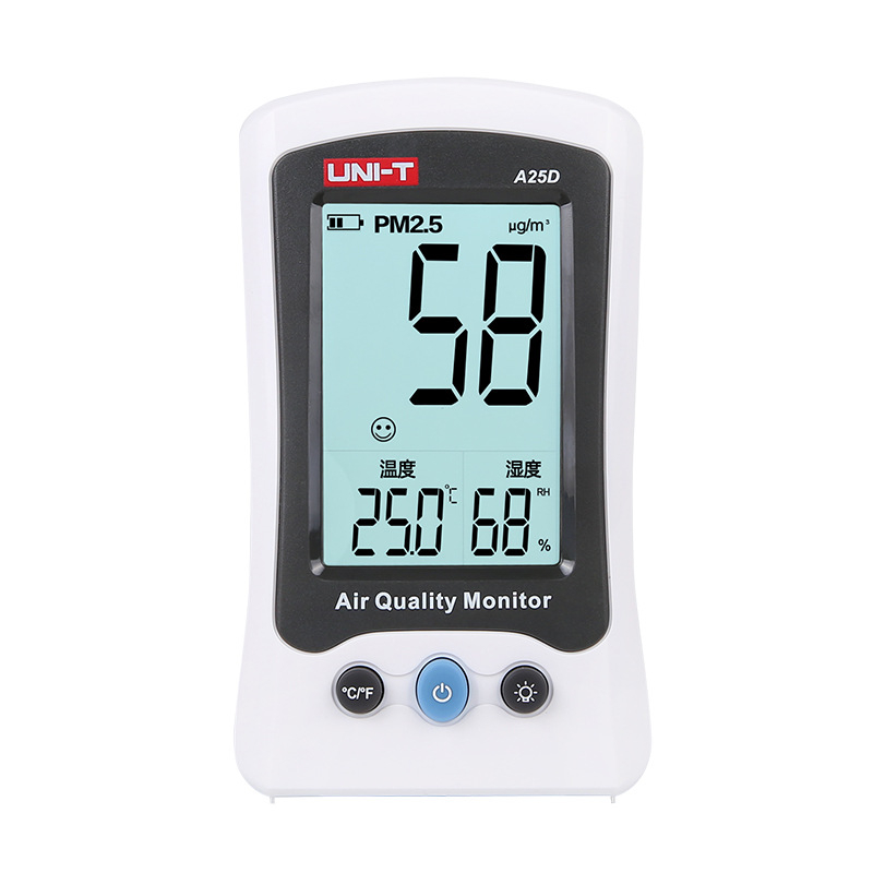 UNI-T/Uleed A25D/F/M/A15F монитор за качество на въздуха с детектор на формалдехид и PM2.5 тестер