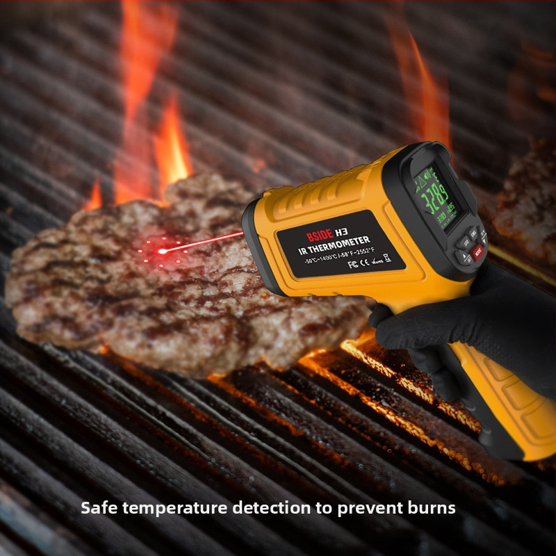 BSIDE инфрачервен термометър, 0,5 сек време за реакция, модел BS-H3-001, кухненска и домашна употреба – измерване на температура на масло и вода