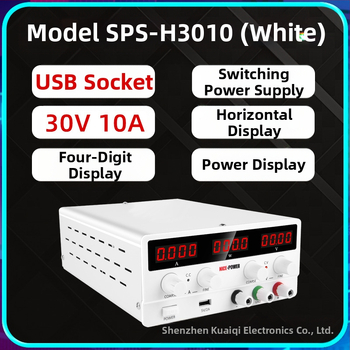 SPS-H3010 30V 10A állítható DC kapcsoló tápegység