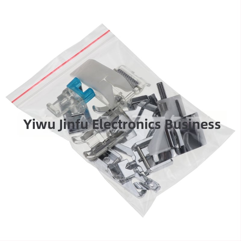 Set stopica za šivaću mašinu, 11 komada, model 505A, stopica za nevidljivi zatvarač, overlock stopica, za kućnu upotrebu, YOKOYAMA