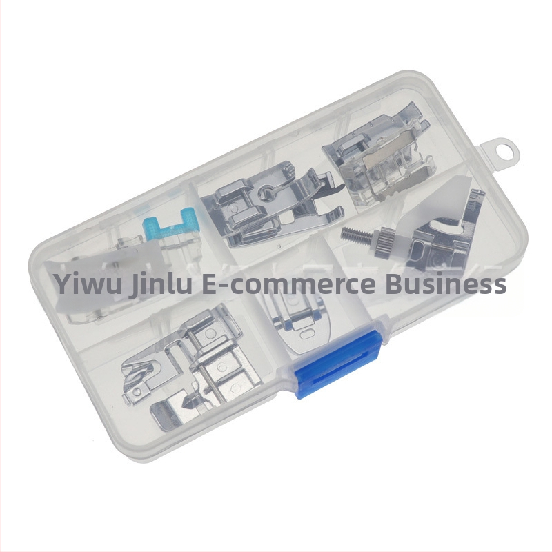 Set stopica za šivaću mašinu, 11 komada, model 505A, stopica za nevidljivi zatvarač, overlock stopica, za kućnu upotrebu, YOKOYAMA