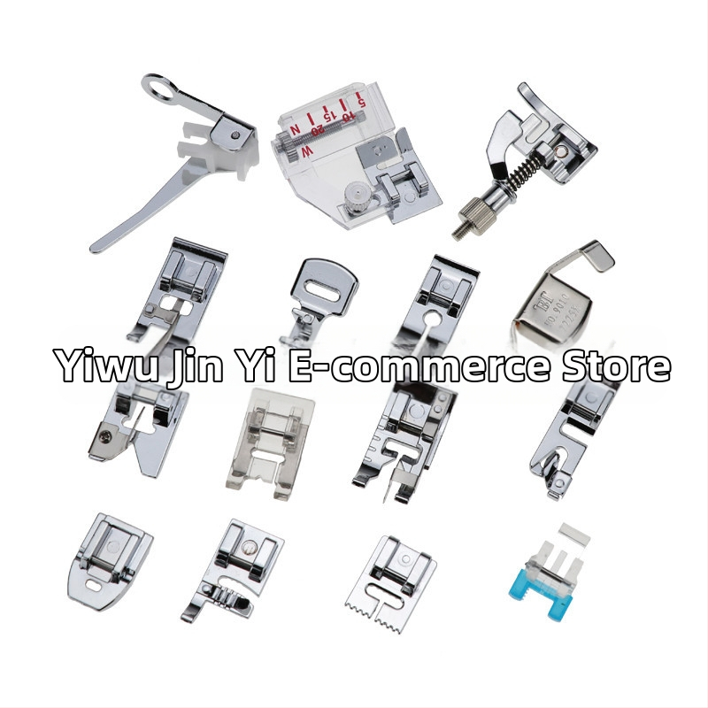 Set stopica za šivaću mašinu, 11 komada, model 505A, stopica za nevidljivi zatvarač, overlock stopica, za kućnu upotrebu, YOKOYAMA