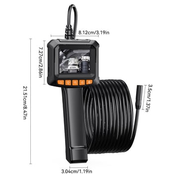 Pārvietojams HD rūpnieciskais endoskops G20-M, 8,0 mm sonda, IP67, darba garums 1 m/5 m/10 m, LED apgaismojums