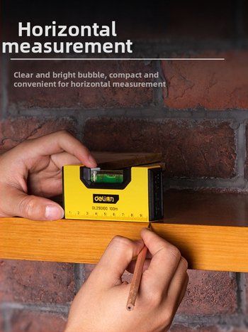 Магнитен нивелир с хоризонтална линейка, високопрецизен инструмент за дома