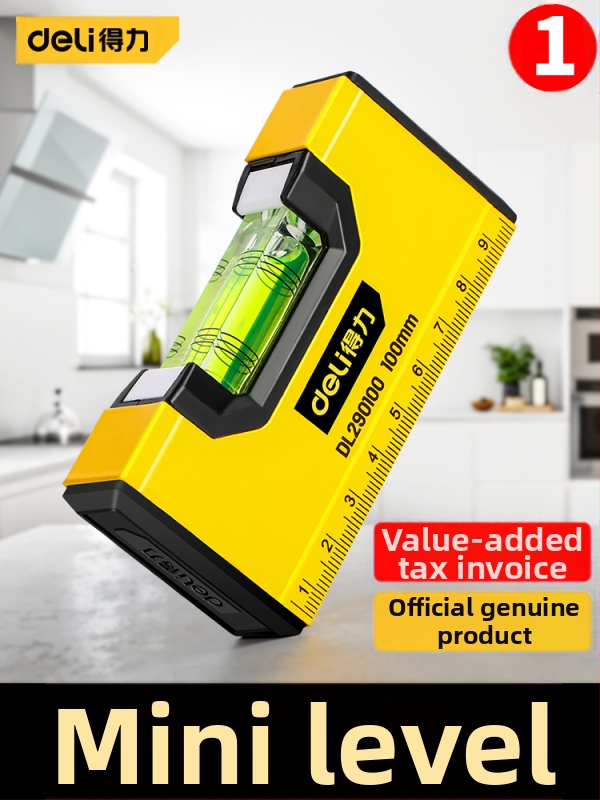 Магнитен нивелир с хоризонтална линейка, високопрецизен инструмент за дома