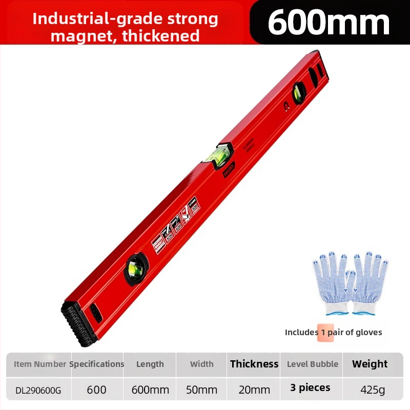 Магнитен нивелир с хоризонтална линейка, високопрецизен инструмент за дома