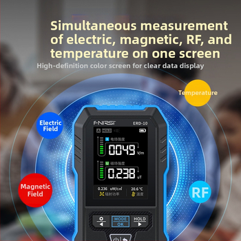 FNIRSI ERD-10 ανιχνευτής EMF με ειδοποίηση προσωπικής δόσης για οικιακές συσκευές