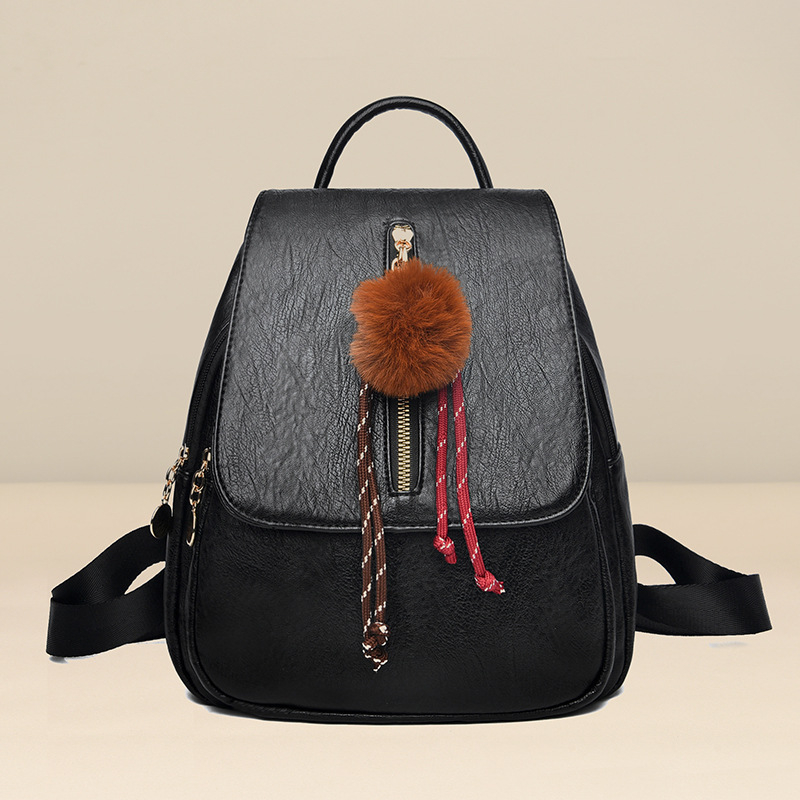 Női PU hátizsák, városi egyszerű stílus, tavasz 2025 kiadás, vízálló és lopás elleni védelem, poliészter bélés, cipzáros nyitás, belső zsebek zipzárral és telefon számára.