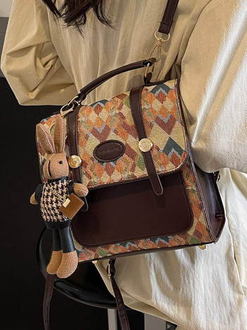 Crossbody táska, uniszex stílus, PU anyag, 2024 tavasz, belső szintetikus bőr bélés, fedett nyitás