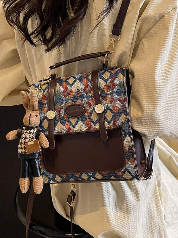 Crossbody táska, uniszex stílus, PU anyag, 2024 tavasz, belső szintetikus bőr bélés, fedett nyitás