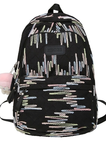 Νάιλον σχολική τσάντα για γυναίκες, ελαφριά και αδιάβροχη, με θήκη 14 ιντσών φορητού υπολογιστή, χωρητικότητα κάτω από 20 L, καμπύλοι ιμάνες ώμου