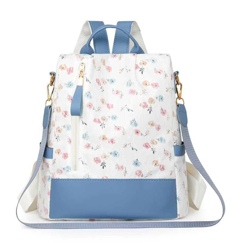 Női crossbody táska Oxford anyagból, cipzáras nyitás, rejtett cipzáras zseb, háromdimenziós kialakítás