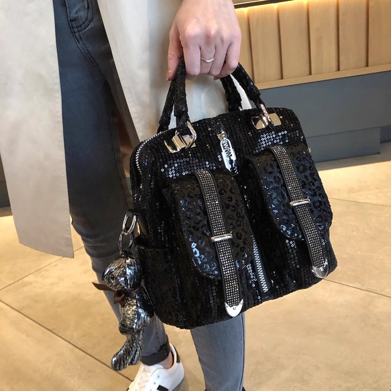 Geantă pentru femei - versatilă, crossbody/poșetă în stil coreean, design tridimensional; Primăvara 2025, închidere cu fermoar, buzunare interioare pentru telefon și ID
