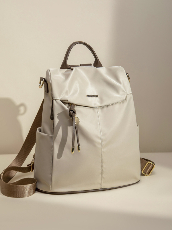 Női lopás elleni hátizsák Oxford-szövetből, cipzáras zárás, vízálló, belső cipzáras zseb, városi egyszerű stílus