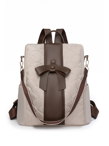 Γυναικείο σακίδιο πλάτης Louis Gustave από νάιλον, με φερμουάρ, εσωτερικός θήκη για κινητό, θήκη για ταυτότητα, λαμιναρισμένη θήκη με φερμουάρ και εσωτερικός διαχωριστής