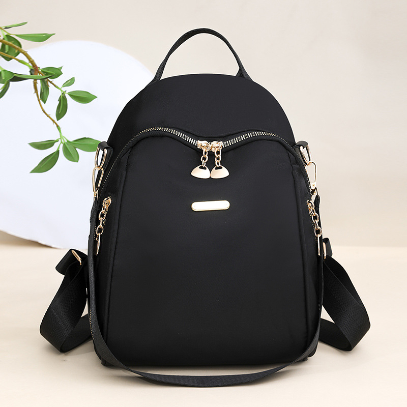 Oxford szövetből készült hátizsák, nagy kapacitású, ideális mindennapi ingázáshoz, cipzáras nyitás, belső zsebek: cipzáras zseb és telefonzseb