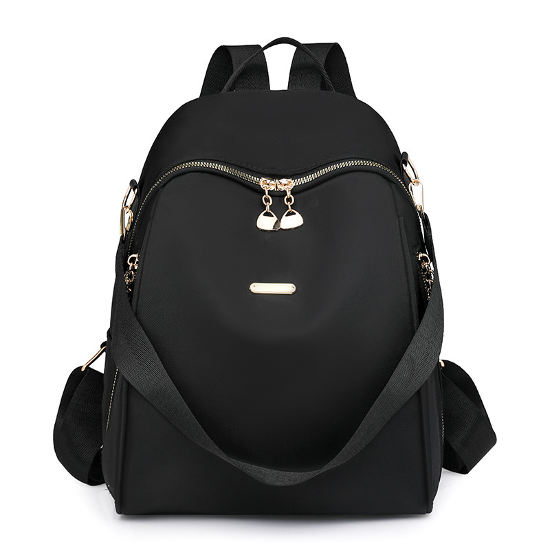 Oxford szövetből készült hátizsák, nagy kapacitású, ideális mindennapi ingázáshoz, cipzáras nyitás, belső zsebek: cipzáras zseb és telefonzseb