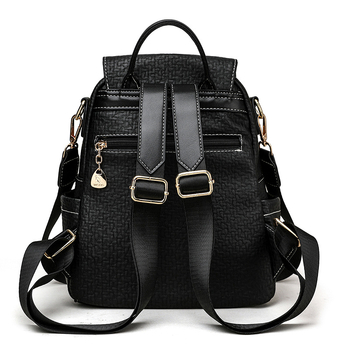 Marhabőr mintás hátizsák, valódi bőr, városi egyszerű stílus, többfunkciós utazásokhoz, belső cipzáras rekesz, telefon- és személyi igazolvány zsebek