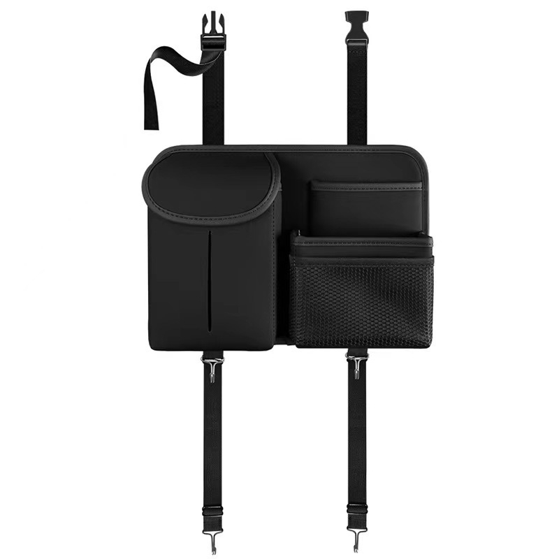 Chiweng Органайзер за задната част на автомобилната седалка – изкуствена кожа, с дръжка, национален стил