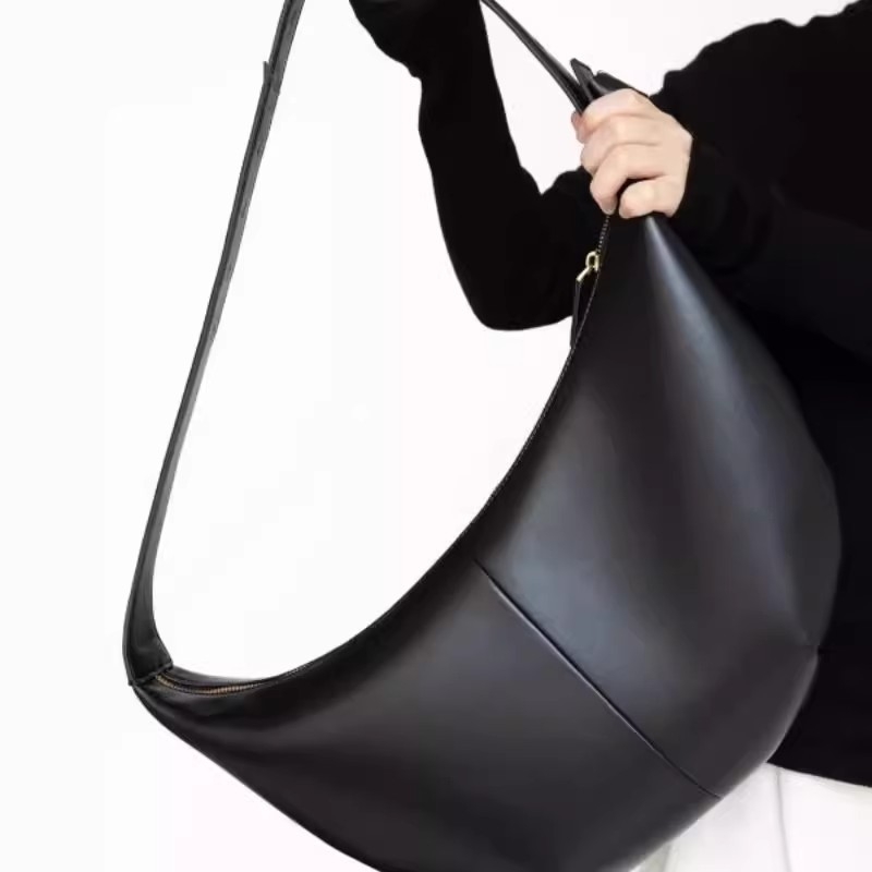 Samgite Tote торба, стил киберфункция, PU материя, овална форма, отваряне с цип, вътрешен джоб с цип