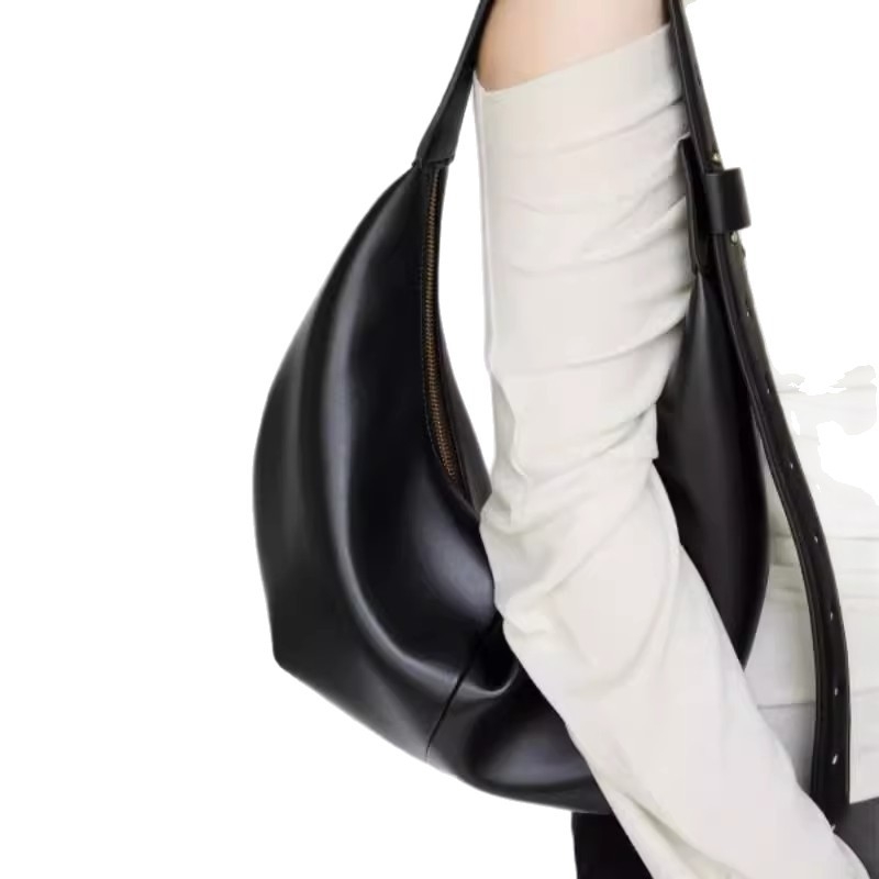 Samgite Tote торба, стил киберфункция, PU материя, овална форма, отваряне с цип, вътрешен джоб с цип