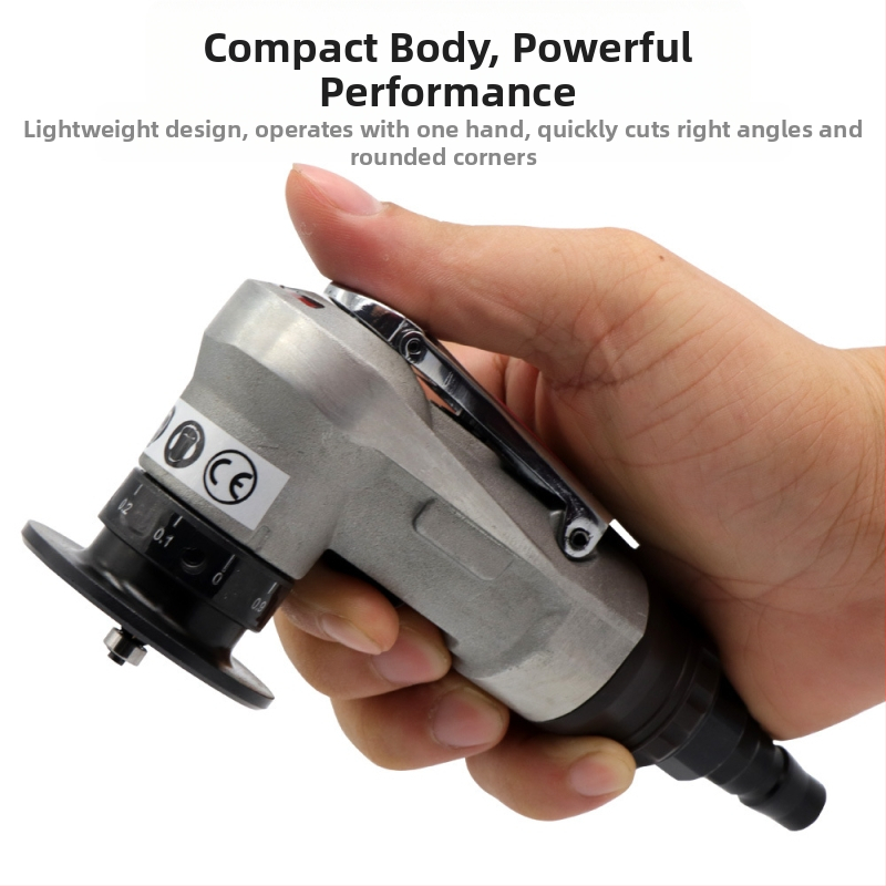 Мини пневматична ръчна машина за заобляне на ъгли, Sea Flying Shark, модел 45RC, мощност 45RC, предназначена за обработка на прави ъглови филета