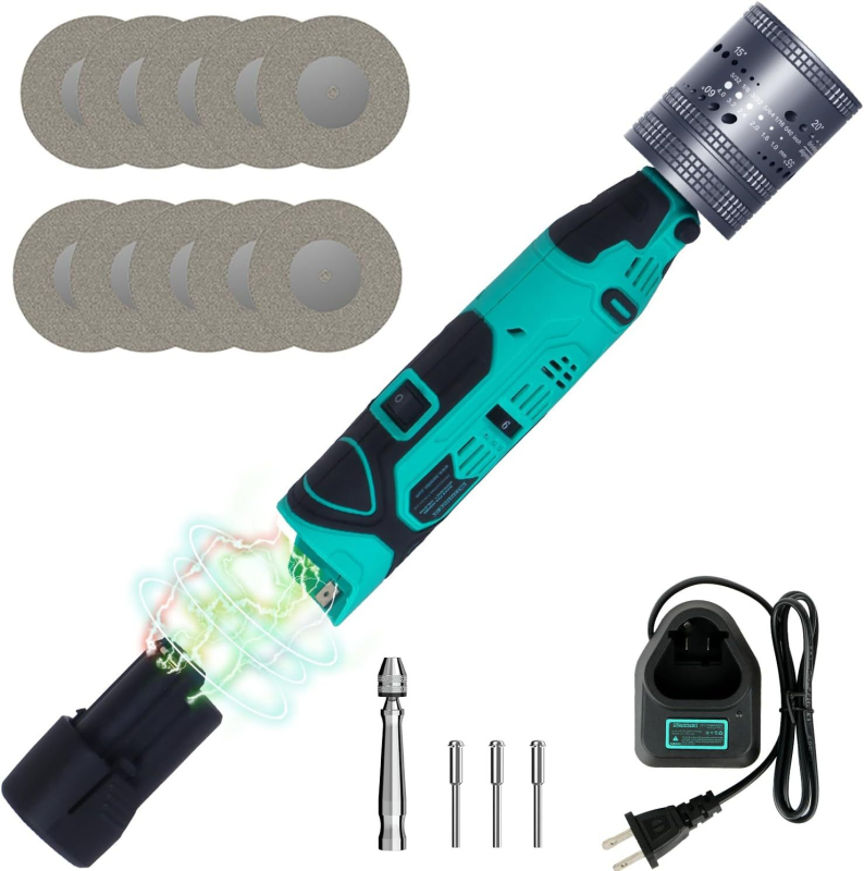 Безжичен 12V ръчен шлайф за гравиране и полиране – многофункционален, шлифоване на волфрамови електроди, стоманен корпус