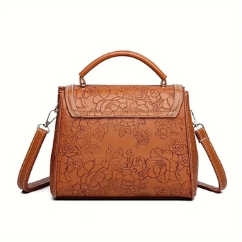Geantă crossbody Emperor Rhino, din PU, formă verticală pătrată, închidere cu fermoar, buzunar pentru telefon, căptușeală poliester