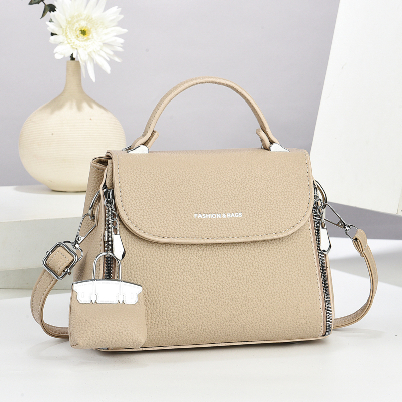 Omifei crossbody válltáska, PU anyag, vízszintes négyzet alak, mágneszár