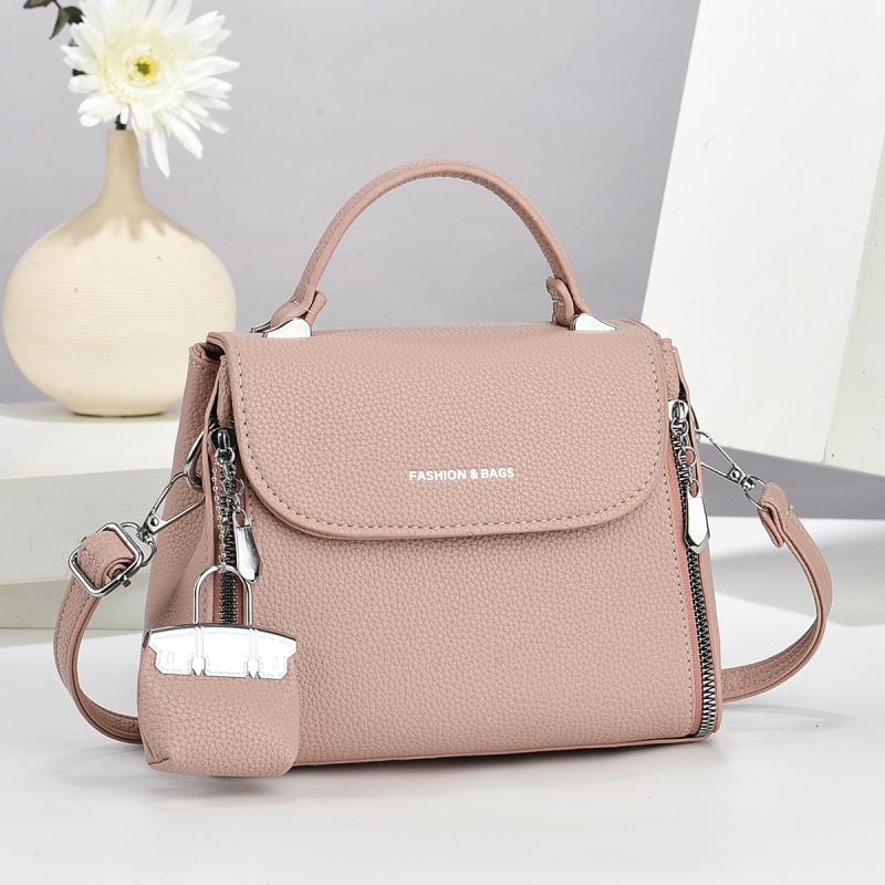 Omifei crossbody válltáska, PU anyag, vízszintes négyzet alak, mágneszár