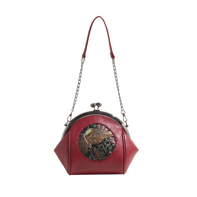 Geantă shell din PU, închidere cu capac, curea crossbody; interior: fermoar, buzunar pentru telefon, buzunar pentru ID