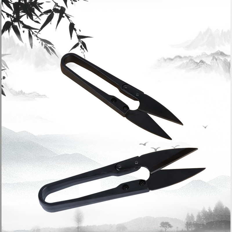 Eagle prekių siūlių žirklės – V tipo ašmenys, aukšto anglies plienas, TPR rankena, subtilus poliravimas