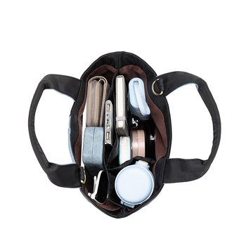 Nylon torba Mis zapatos, horizontalno kvadratni oblik, peach-skin podstava, unutarnja pretinica za telefon