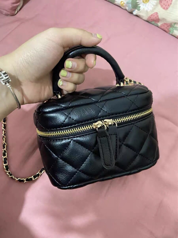 Geantă crossbody circulară din PU, cu fermoar, stil urban, căptușeală poliester — Li Tea