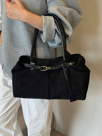 Дамска чанта PU, урбан стил, хоризонтална квадратна форма, магнитно закопчаване, вътрешна част с цип