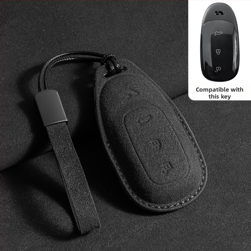 Klahviümbris Ideal L7/L8/L9 Max ja Ideal One jaoks — suede, lihtne stiil, koos kaitse nööri klambriga