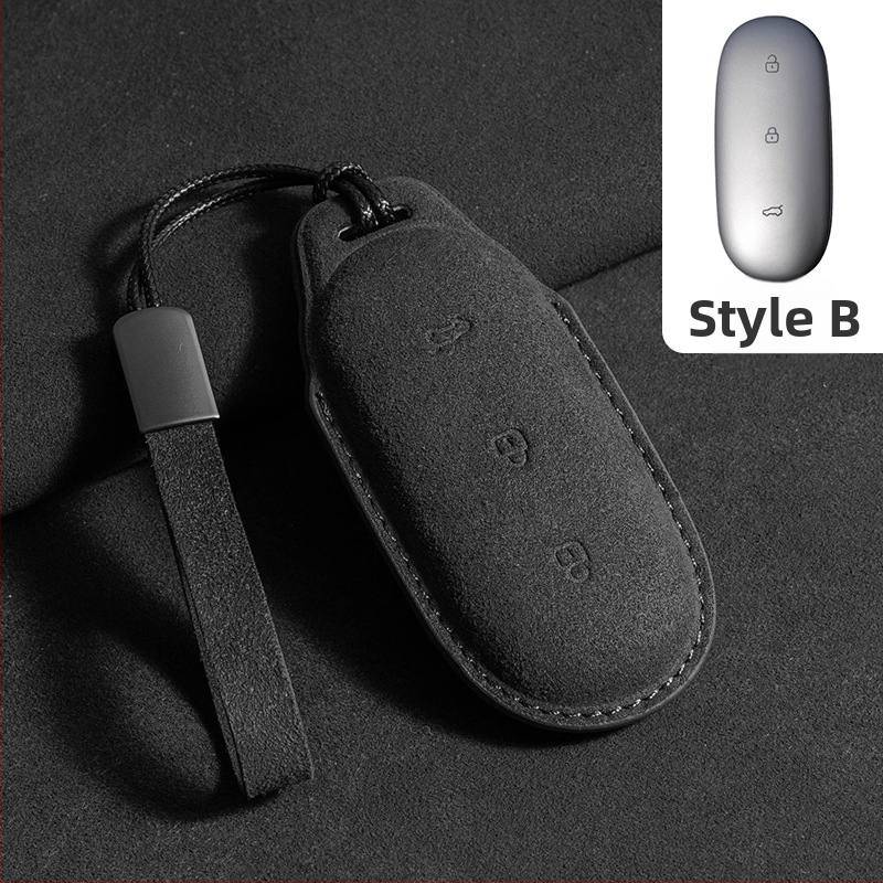 Klahviümbris Ideal L7/L8/L9 Max ja Ideal One jaoks — suede, lihtne stiil, koos kaitse nööri klambriga