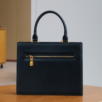 M.T MISS TOTE Унисекс чанта от PU, хоризонтална квадратна форма, с цип и подплата от полиестер