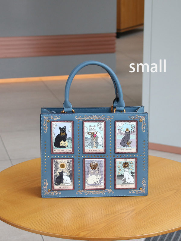 M.T MISS TOTE Унисекс чанта от PU, хоризонтална квадратна форма, с цип и подплата от полиестер