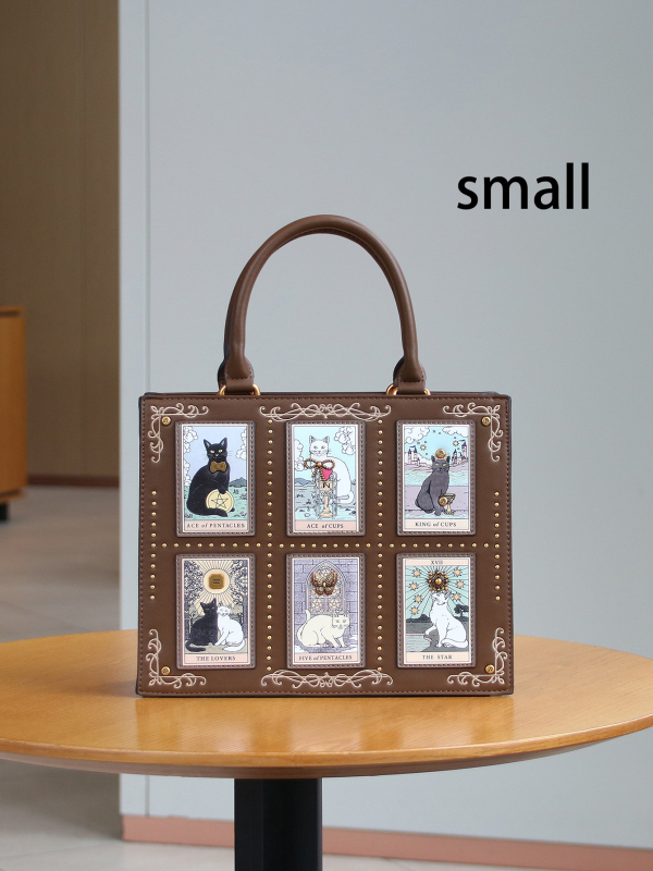 M.T MISS TOTE Унисекс чанта от PU, хоризонтална квадратна форма, с цип и подплата от полиестер