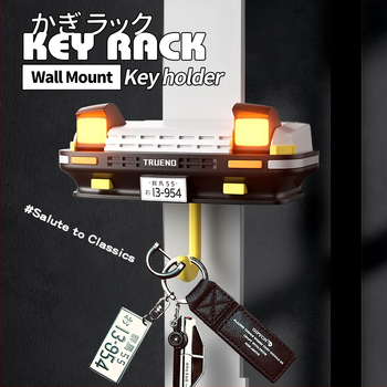 AE86 Κρεμάστρα Κλειδιών Τοίχου - ABS, χαριτωμένο στυλ καρτούν, μονή κρεμάστρα, Μέγιστο φορτίο 3 kg, 2024 κυκλοφορία