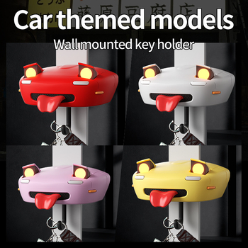 AE86 Κρεμάστρα Κλειδιών Τοίχου - ABS, χαριτωμένο στυλ καρτούν, μονή κρεμάστρα, Μέγιστο φορτίο 3 kg, 2024 κυκλοφορία