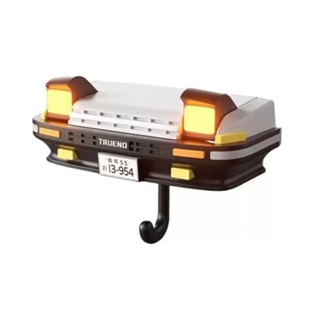 AE86 Κρεμάστρα Κλειδιών Τοίχου - ABS, χαριτωμένο στυλ καρτούν, μονή κρεμάστρα, Μέγιστο φορτίο 3 kg, 2024 κυκλοφορία