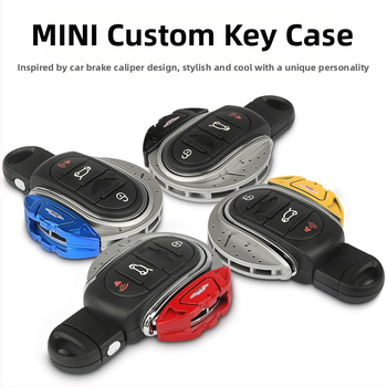 BMW Mini Countryman raktų gaubtelis – F series Caliper Key shell, PU medžiaga, stilius trend, licencijuota privataus prekės ženklo etiketė