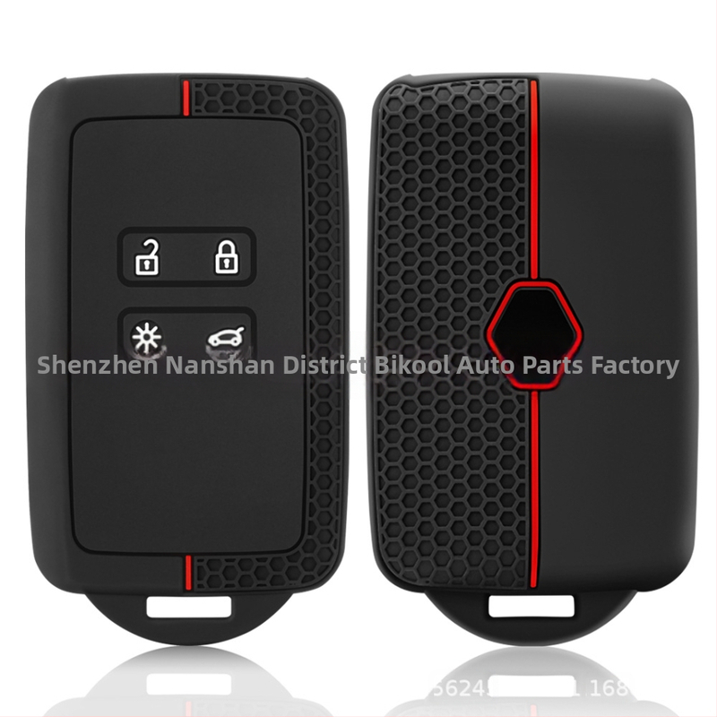 Silikonsko kućište za ključ Renault Koleos 2022 s uzorkom saća