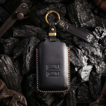 Renaulti retro nahast võtmeümbris – veisnahk, retro tuule stiil, kohandatav töötlemine