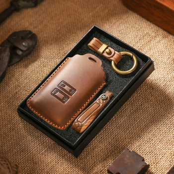 Renault ρετρό δερμάτινο κάλυμμα κλειδιού – δέρμα αγελάδας, στυλ ρετρό άνεμος, προσαρμοσμένη επεξεργασία