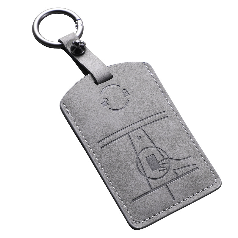 Tesla võtmekaardikaas — lambanahk — lihtne stiil