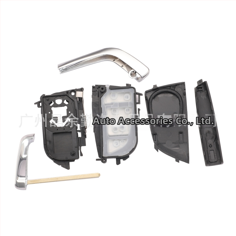 BMW G-serijos rakto keitimo korpusas X6–X1 ir 7/5/3/2 serijoms — ABS korpusas, varinės rakto plokštė, svoris 65 g, jingyuqin